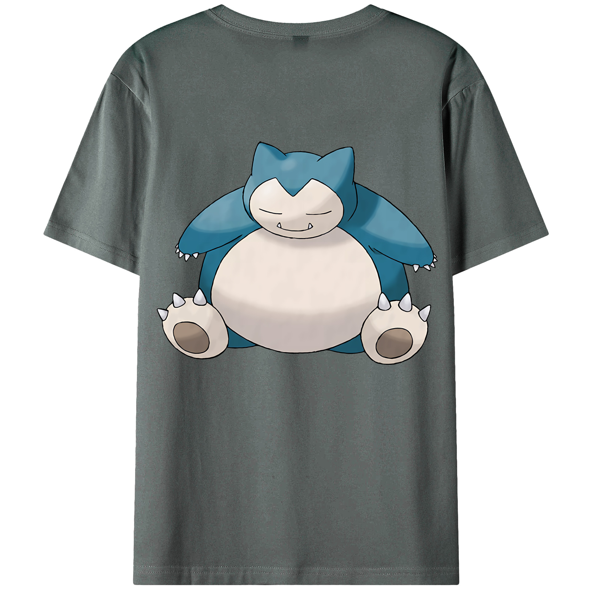 （画像用） ポケットモンスター Pokémon 綿100％ メンズ半袖Tシャツ（バックプリント） 通気性